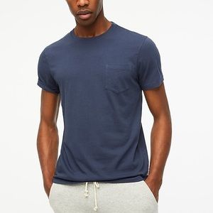 NWT J. Crew Slim Washed Jersey Pocket Tee